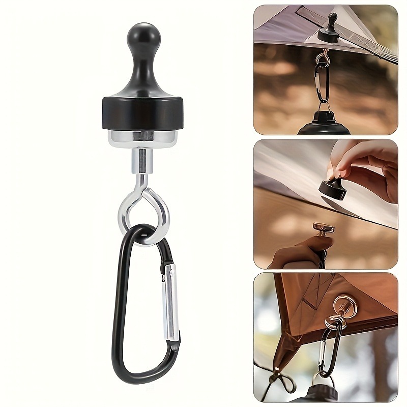 Outdoor Adventure Tent - Magnetic Camping Hooks Super Strong Iron