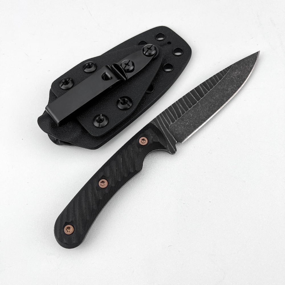 Survival Knife Full Tang - Full Tang Bushcraft Knife D2 Blade