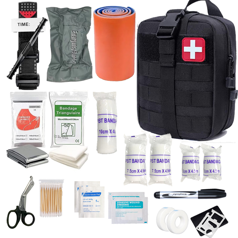 Outdoor Adventure Backpack - 70pcs IFAK First Aid Kit with