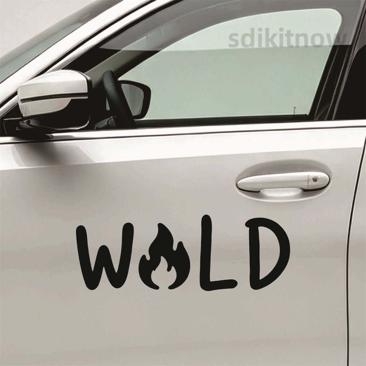 Outdoor Adventure Words - Wild Fire Camp Vinyl Car Sticker