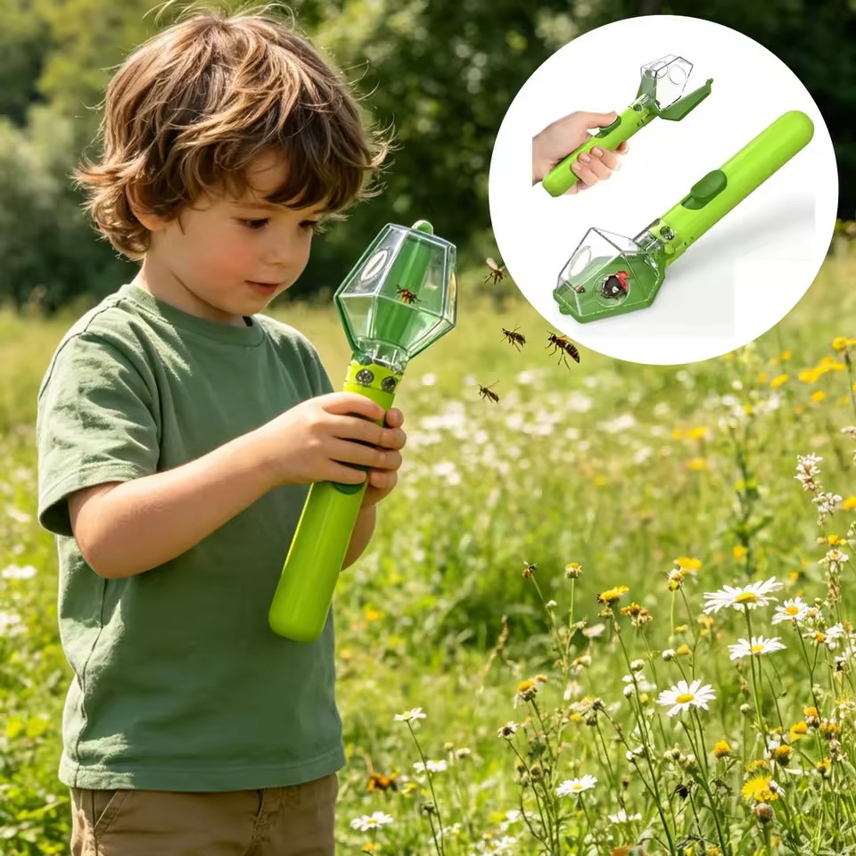 Outdoor Adventure Educator - Handheld Insect Catcher With 6X Magnifying