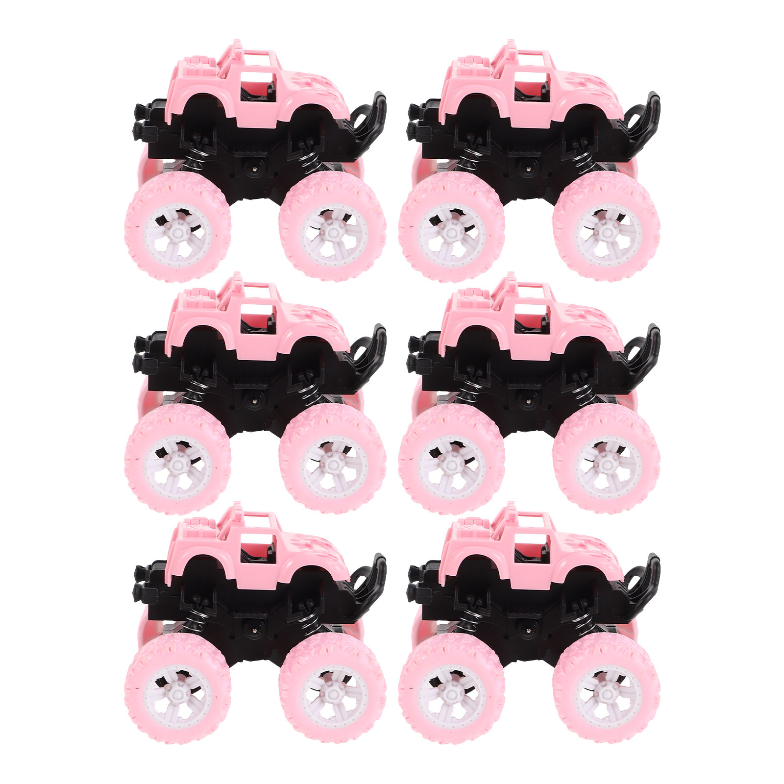 Outdoor Adventure Kids Party - 6Pcs Offroad Vehicle Kids Inertia Cars