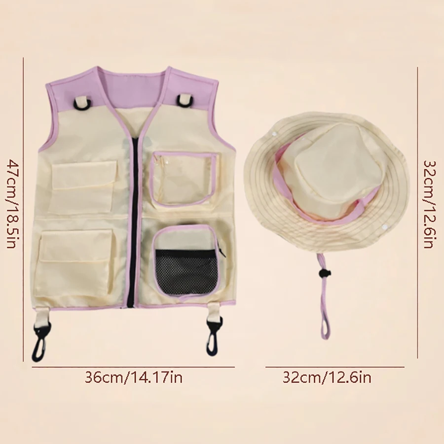 Children Explorer Vest Hat Sui - огляд і ціна Outdoor Adventure Kids Party