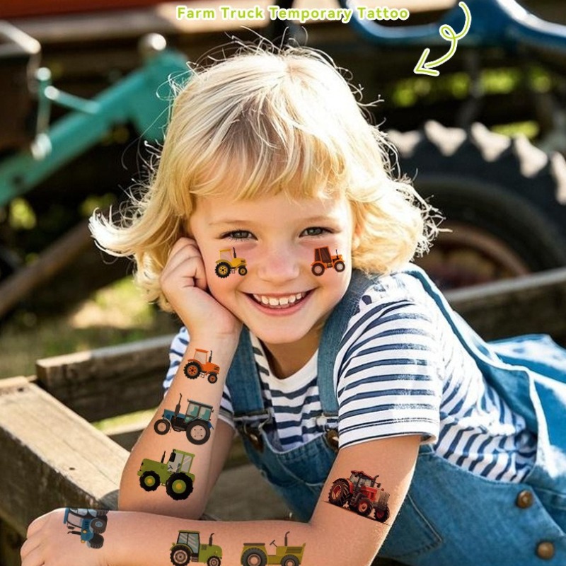 Kids Farm Adventure Tattoos 10 - огляд і ціна Outdoor Adventure Kids Party