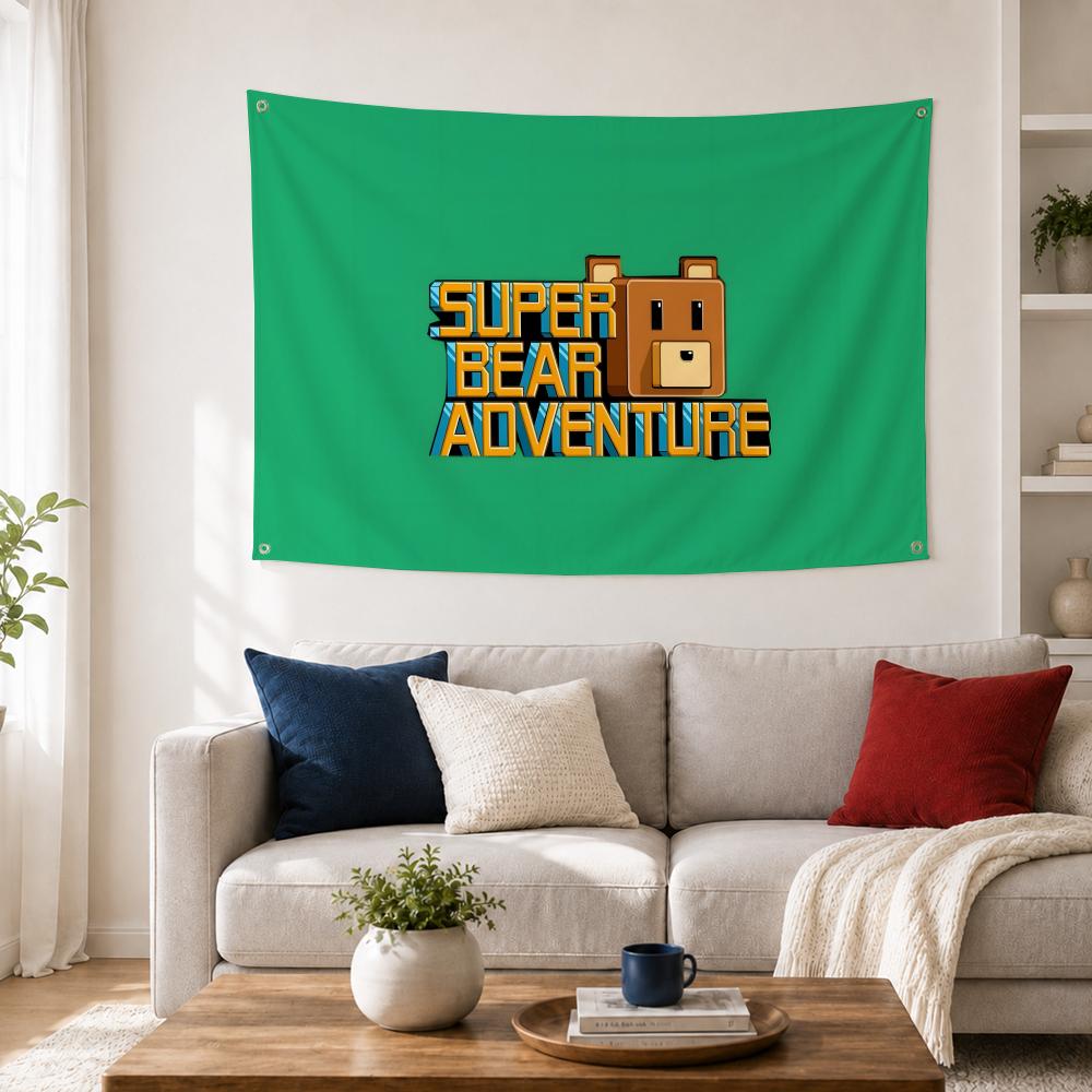 Game S-Super B-Bear A-Adventur - огляд і ціна Outdoor Adventure Background