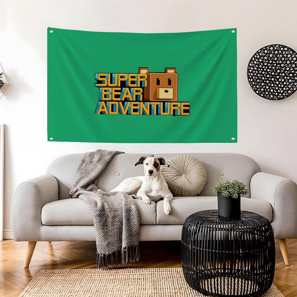 Game S-Super B-Bear A-Adventur - огляд і ціна Outdoor Adventure Background