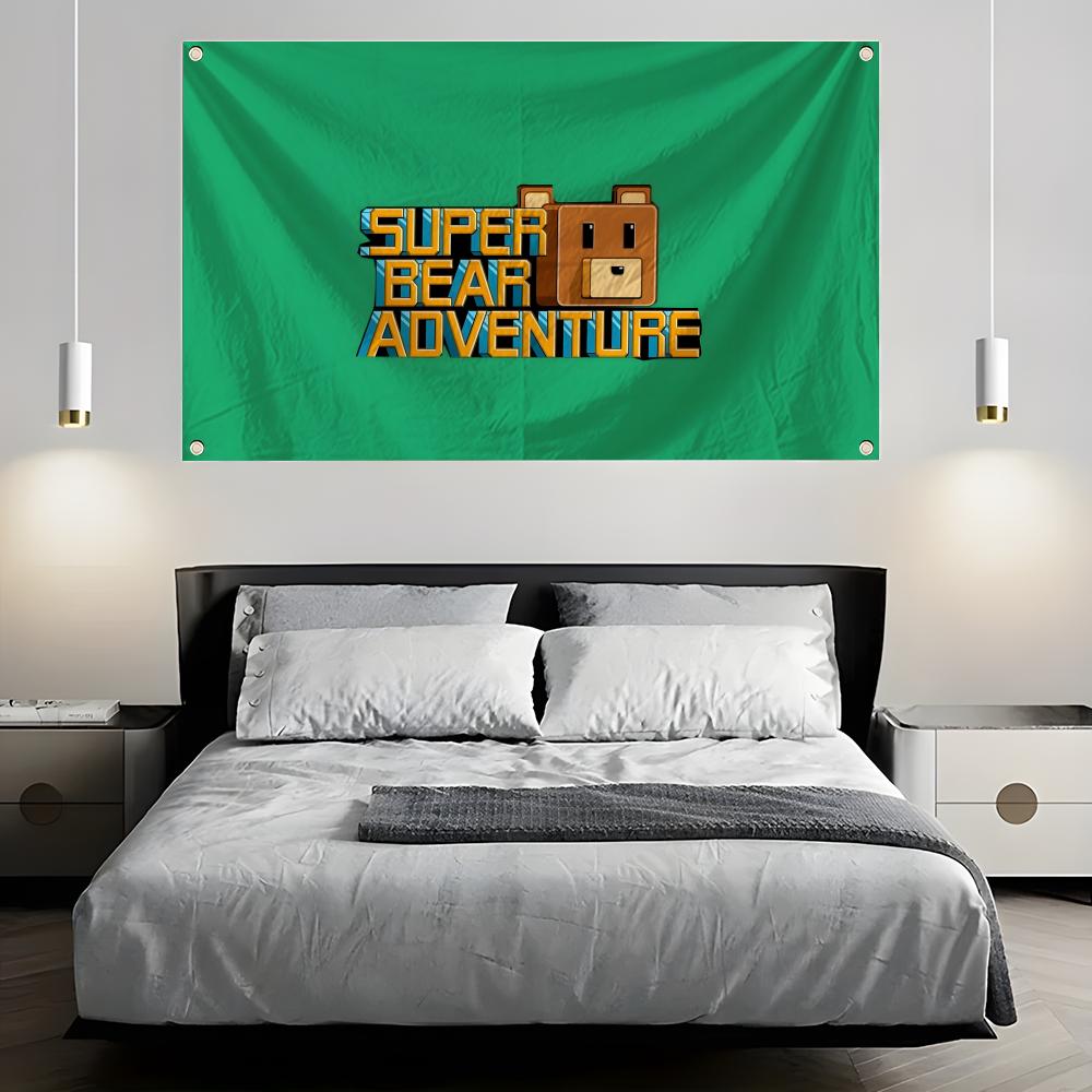 Game S-Super B-Bear A-Adventur - огляд і ціна Outdoor Adventure Background