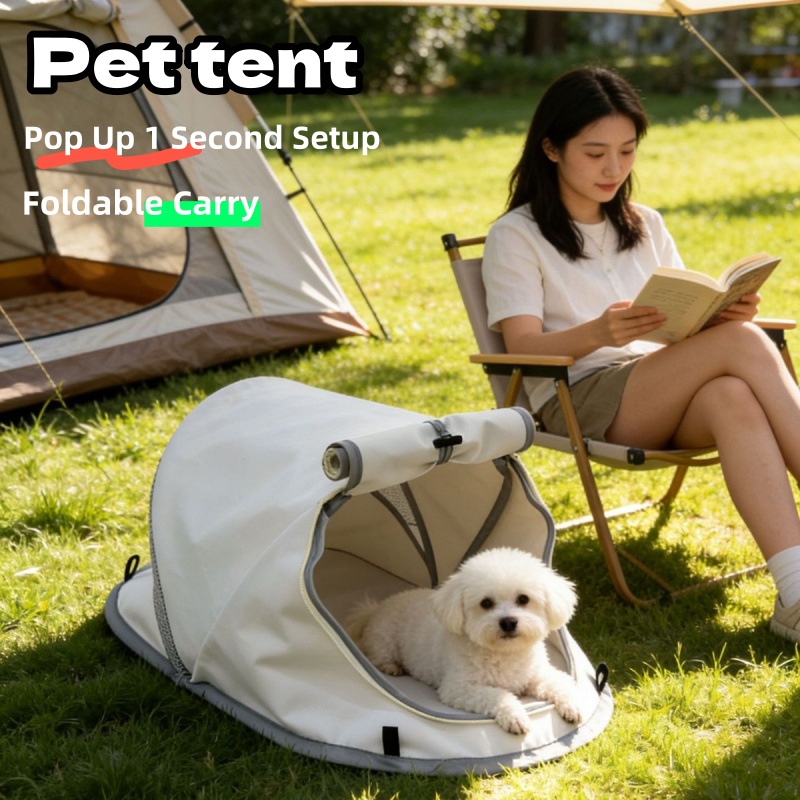 Portable Pop Up Dog Tent Sun P - огляд і ціна Outdoor Adventure Tent