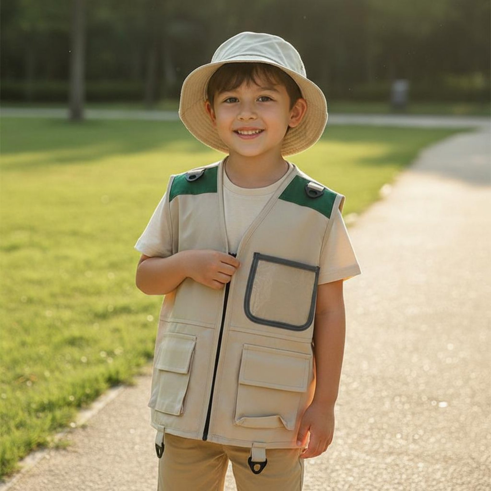 Kids Explorer Vest & Hat Set M - огляд і ціна Outdoor Adventure Kids Party
