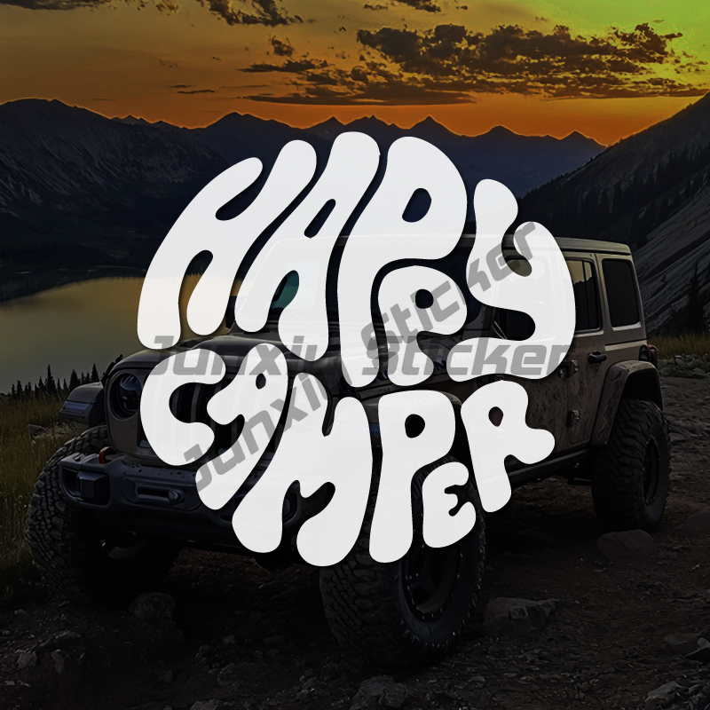 Happy Camper Boho Style Clip A - огляд і ціна Outdoor Adventure Words