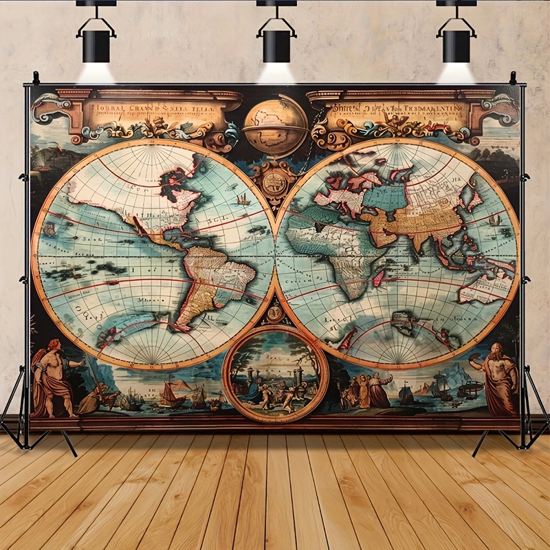1 vintage nautical adventure b - огляд і ціна Outdoor Adventure Background