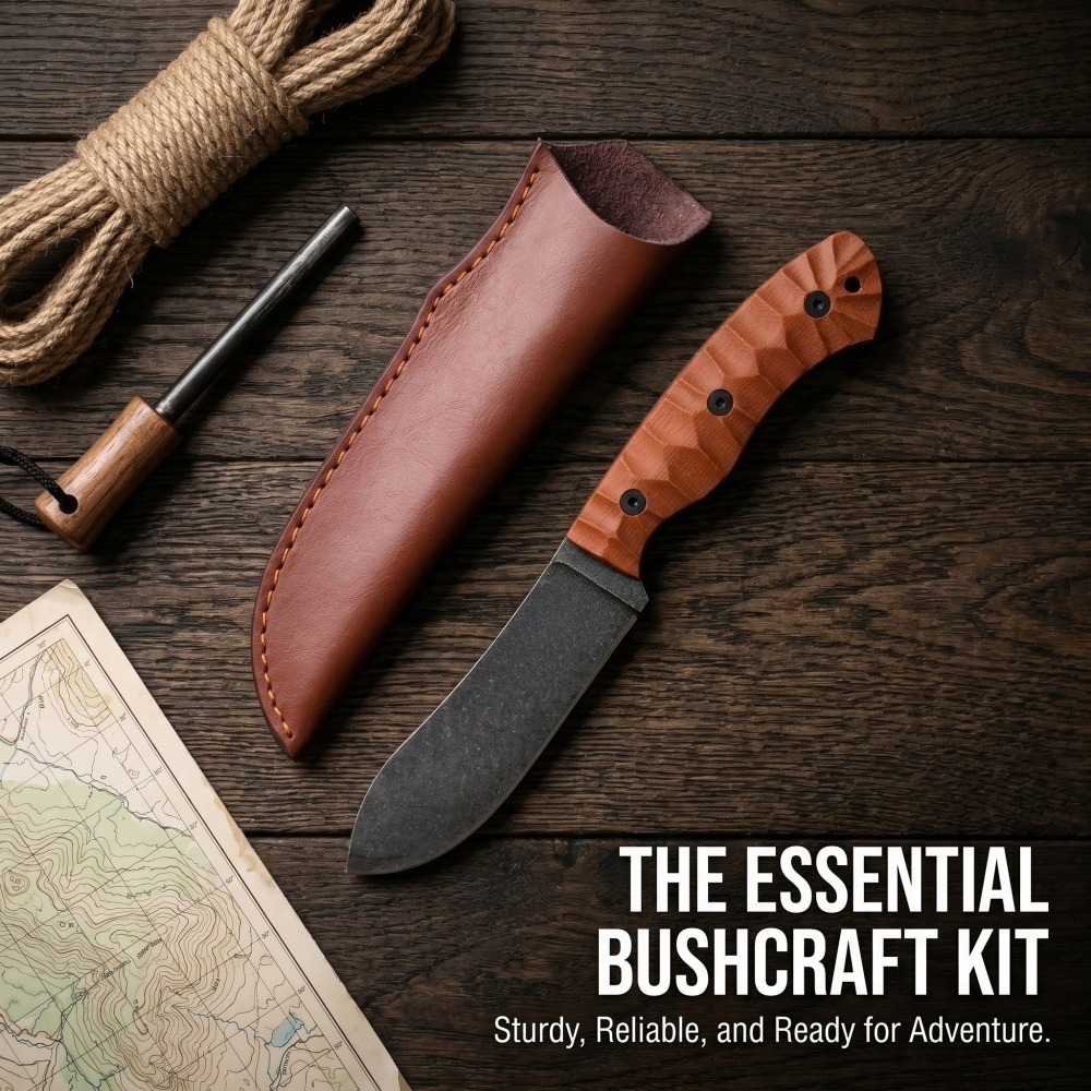 Durable Camping Fishing Portab - огляд і ціна Survival Knife Full Tang