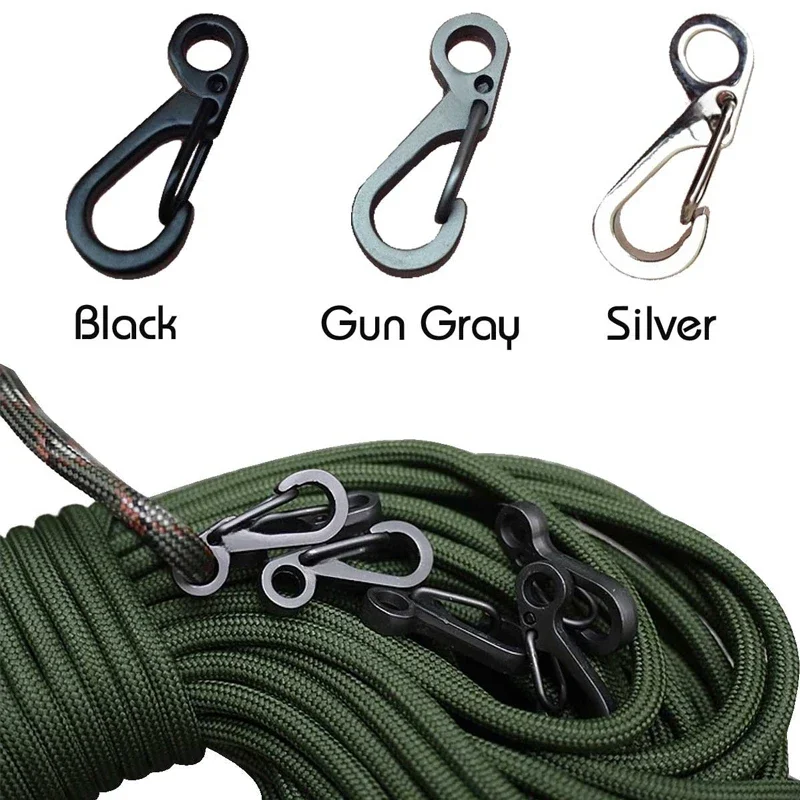 10Pcs/lot Mini Carabiner Parac - огляд і ціна Outdoor Adventure Backpack