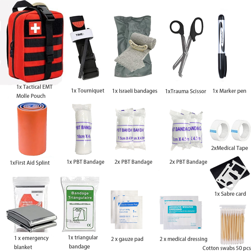 70pcs IFAK First Aid Kit with  - огляд і ціна Outdoor Adventure Backpack