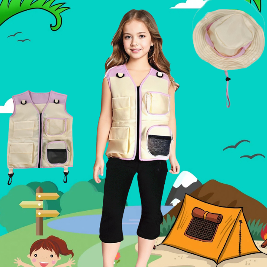 Children Explorer Vest Hat Sui - огляд і ціна Outdoor Adventure Kids Party