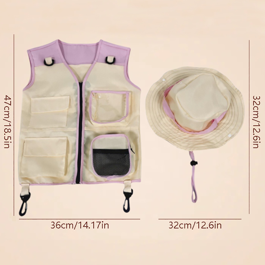 Children Explorer Vest Hat Sui - огляд і ціна Outdoor Adventure Kids Party