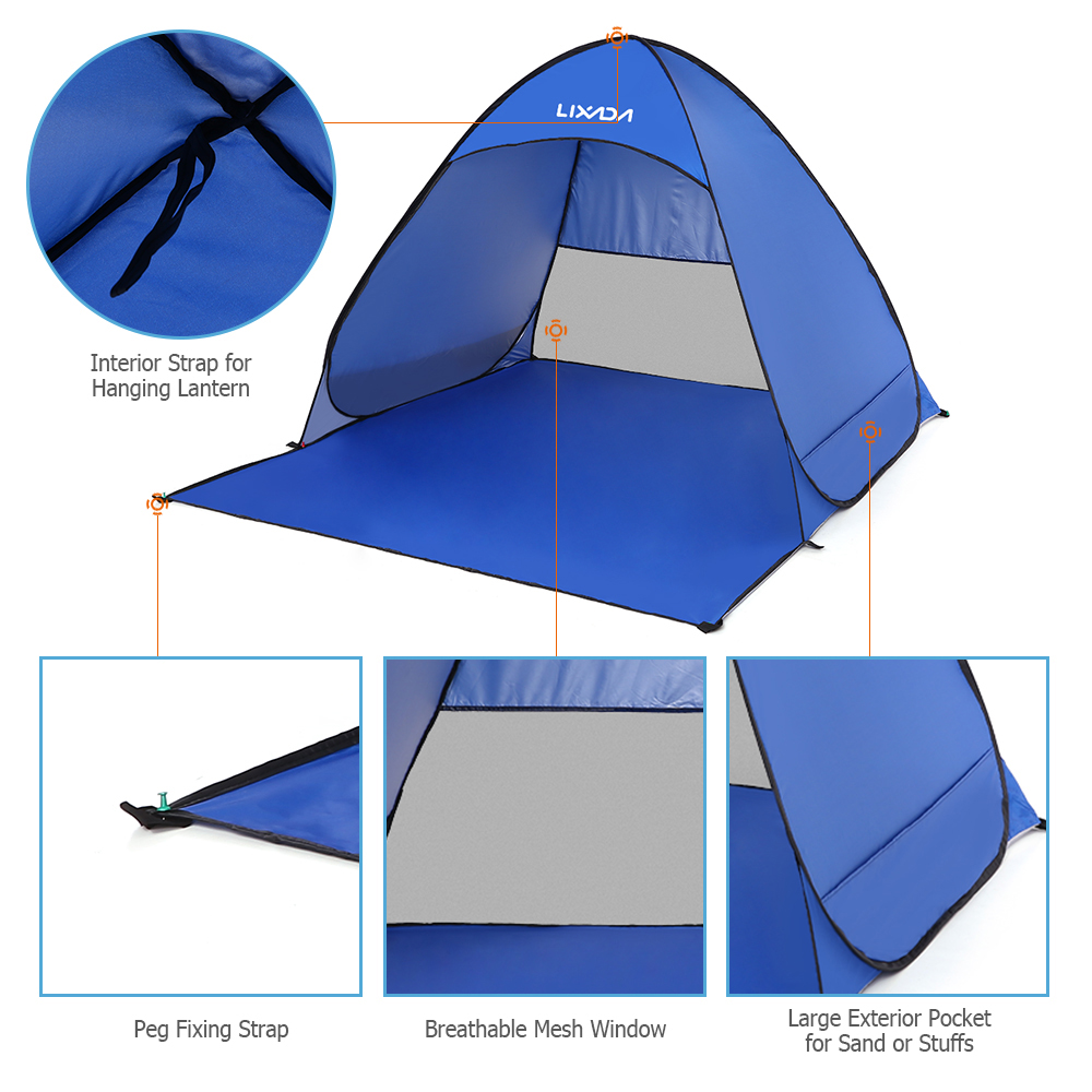 Lixada Automatic Instant Pop U - огляд і ціна Outdoor Adventure Tent