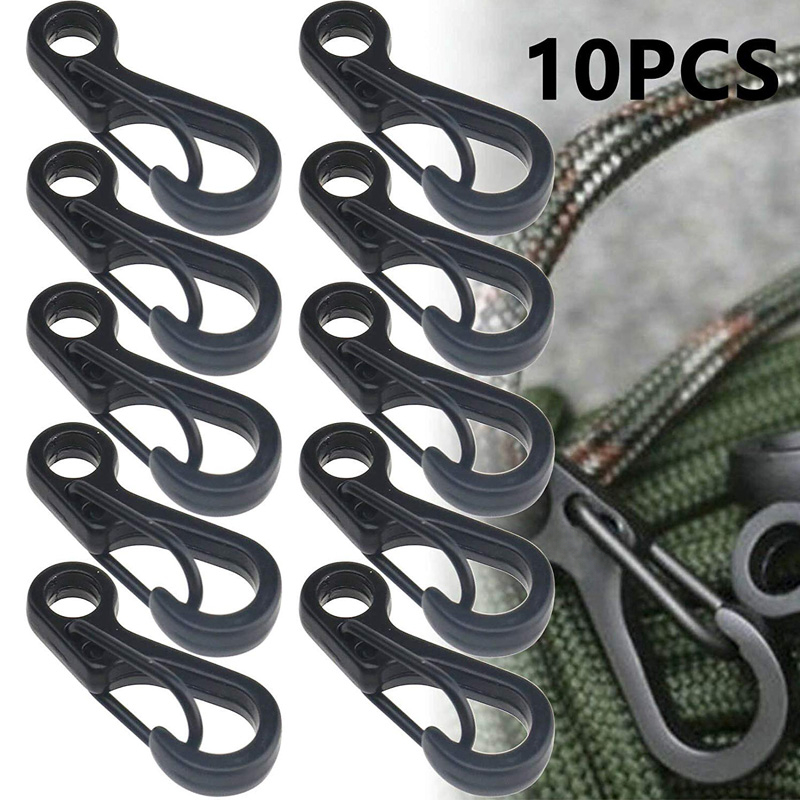 10Pcs/lot Mini Carabiner Parac - огляд і ціна Outdoor Adventure Backpack