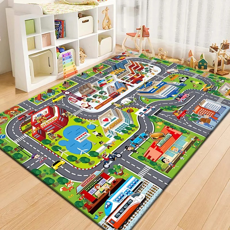 Colorful Kids City Map Play Ma - огляд і ціна Outdoor Adventure Educator