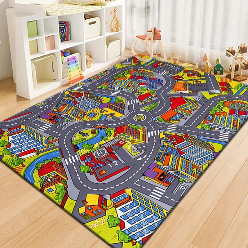 Colorful Kids City Map Play Ma - огляд і ціна Outdoor Adventure Educator
