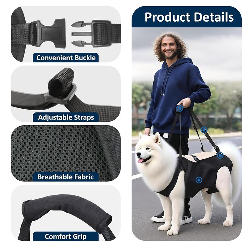 Dog Stair Assistance Leash Eld - огляд і ціна Harness Climbing Adjustable