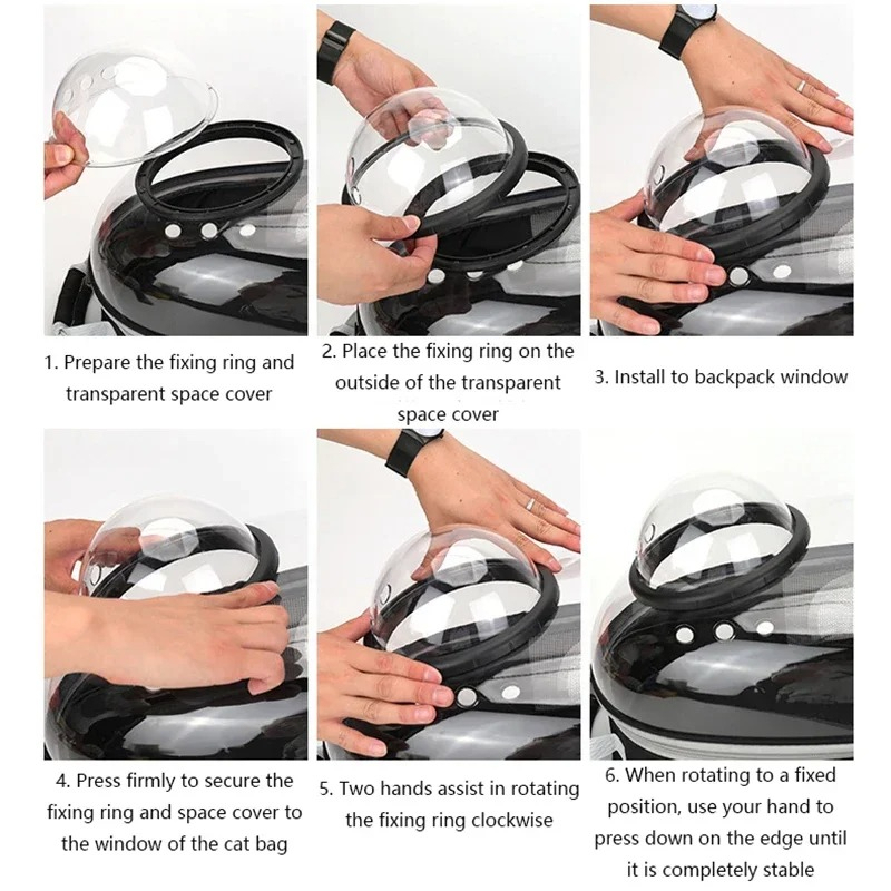 Transparent Space Capsule Pet  - огляд і ціна Outdoor Adventure Backpack
