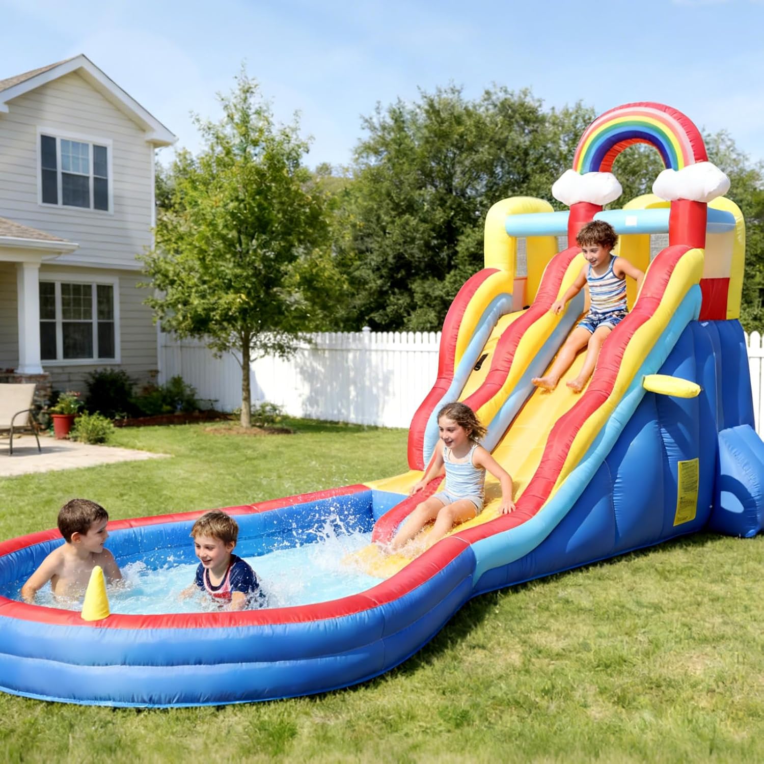 21ft Inflatable Water Slide wi - огляд і ціна Outdoor Adventure Kids Party