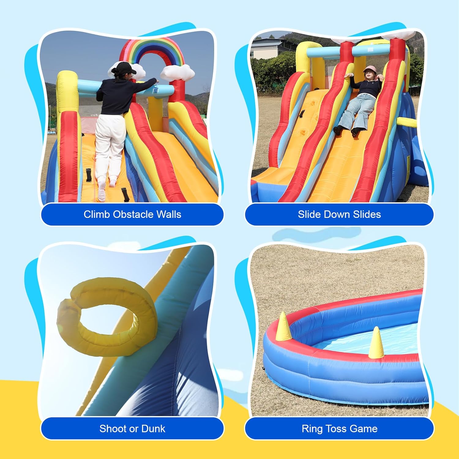 21ft Inflatable Water Slide wi - огляд і ціна Outdoor Adventure Kids Party