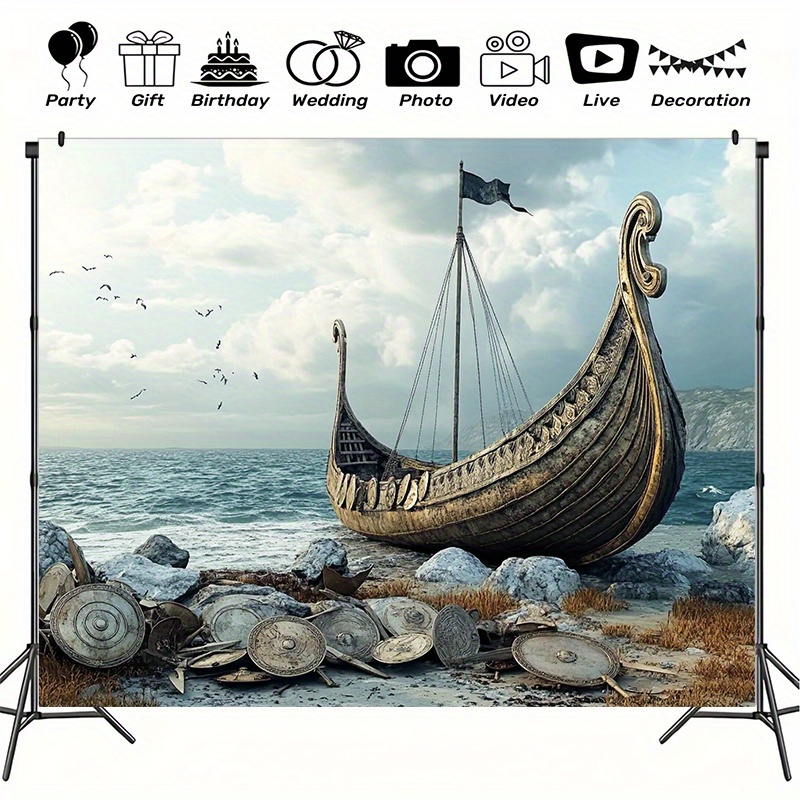 Large Viking adventure photogr - огляд і ціна Outdoor Adventure Background