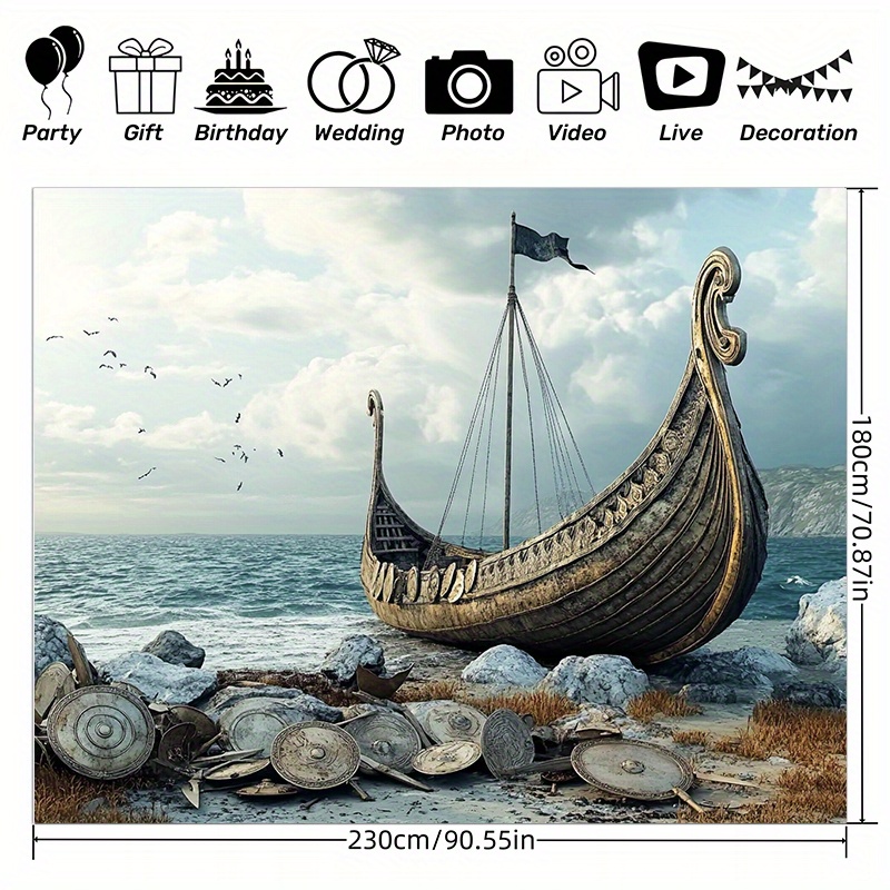 Large Viking adventure photogr - огляд і ціна Outdoor Adventure Background