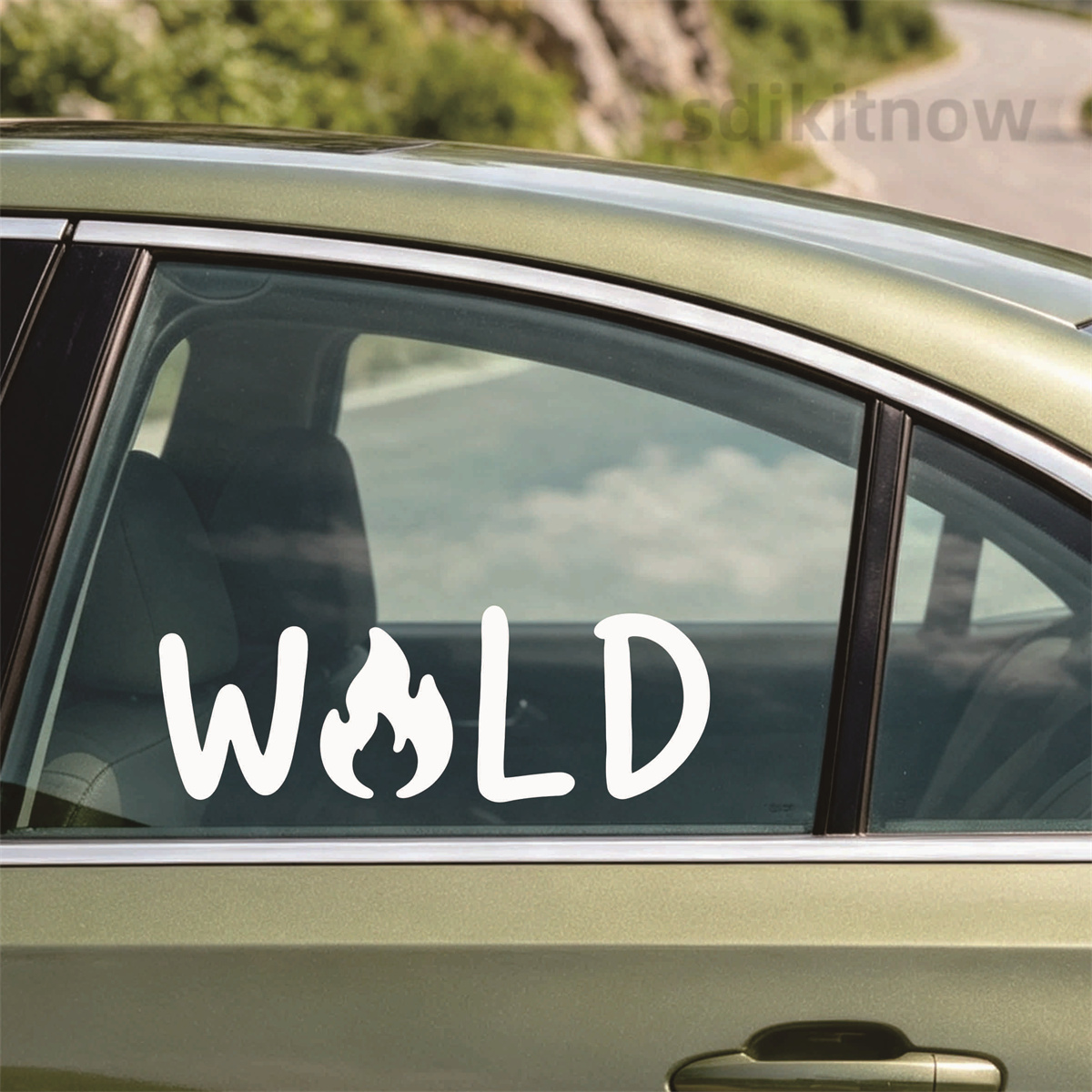 Wild Fire Camp Vinyl Car Stick - огляд і ціна Outdoor Adventure Words