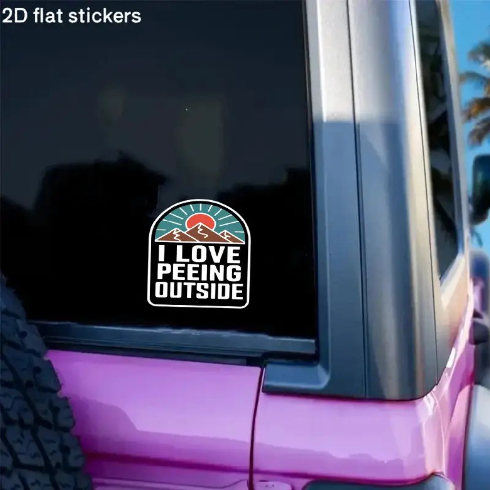 Car Stickers with Mountain and - огляд і ціна Outdoor Adventure Words
