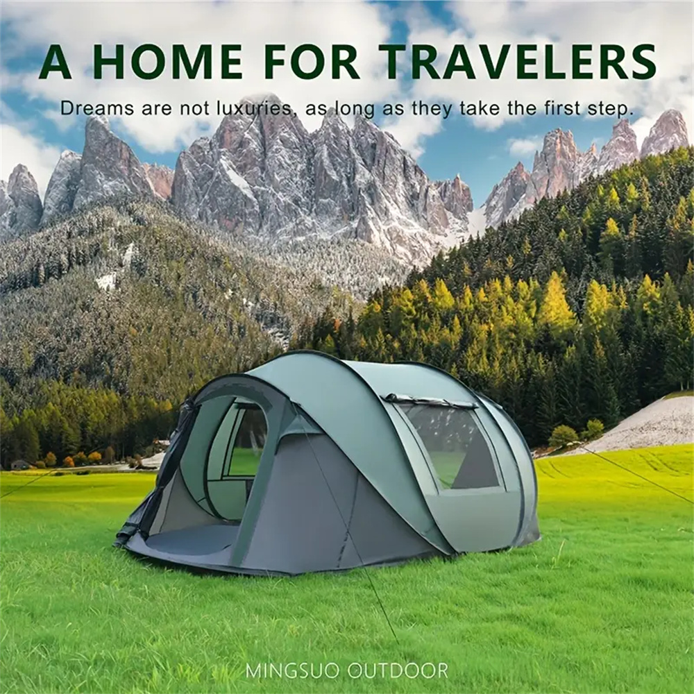 5-8 People Quick Opening Hand  - огляд і ціна Outdoor Adventure Tent