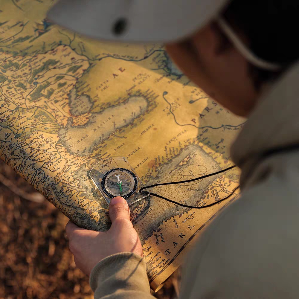 1 PCS New Outdoor Mini Acrylic - огляд і ціна Map Compass Orienteering
