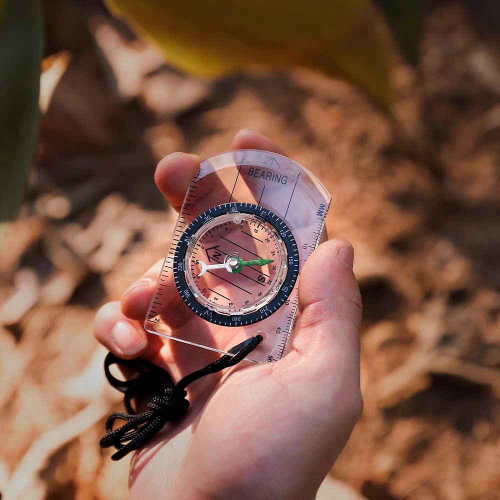 1 PCS New Outdoor Mini Acrylic - огляд і ціна Map Compass Orienteering