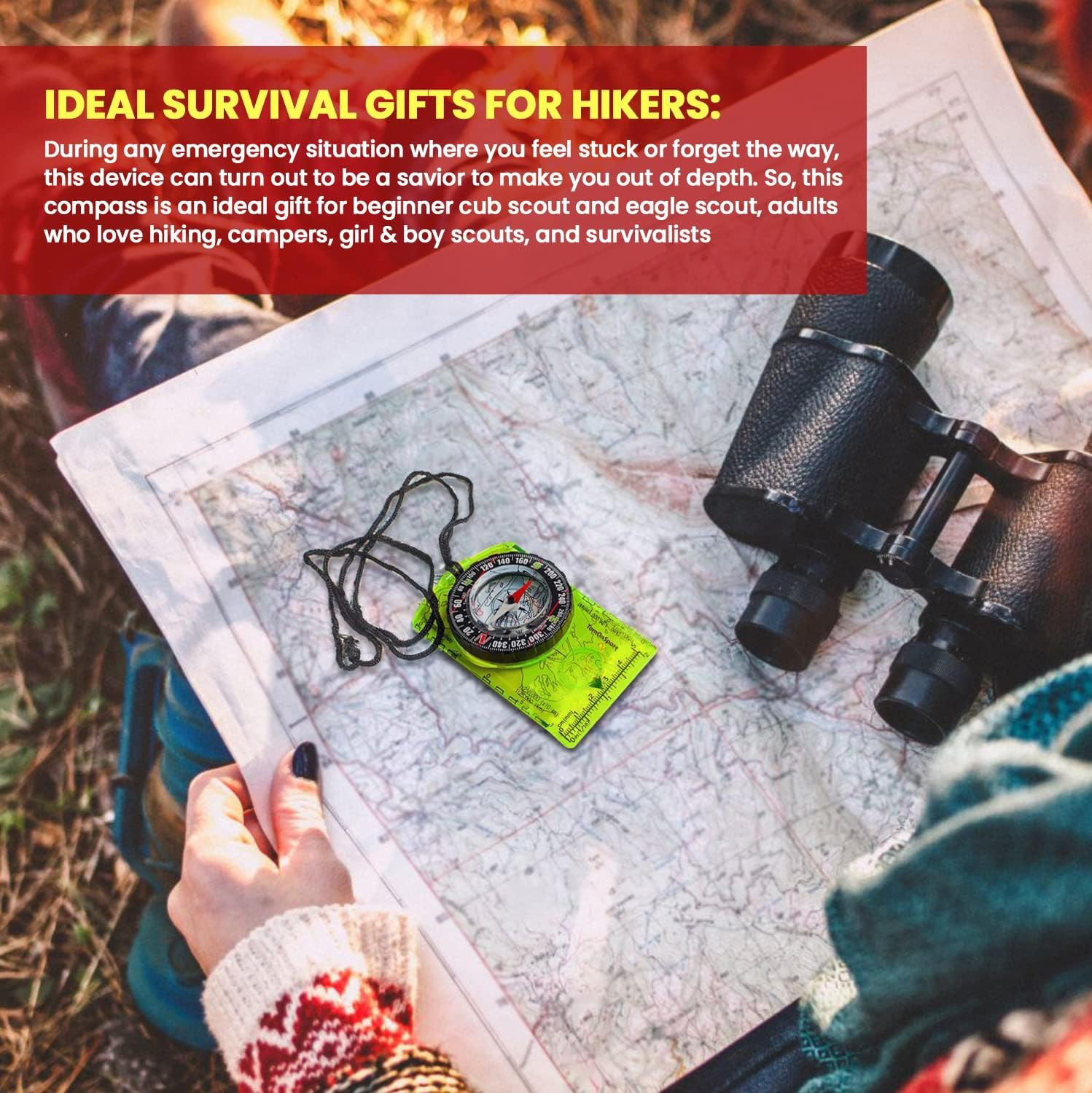 YANBIGUO Orienteering Compass  - огляд і ціна Map Compass Orienteering