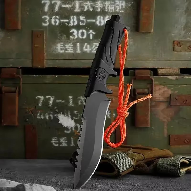 Outdoor High hardness straight - огляд і ціна Survival Knife Full Tang