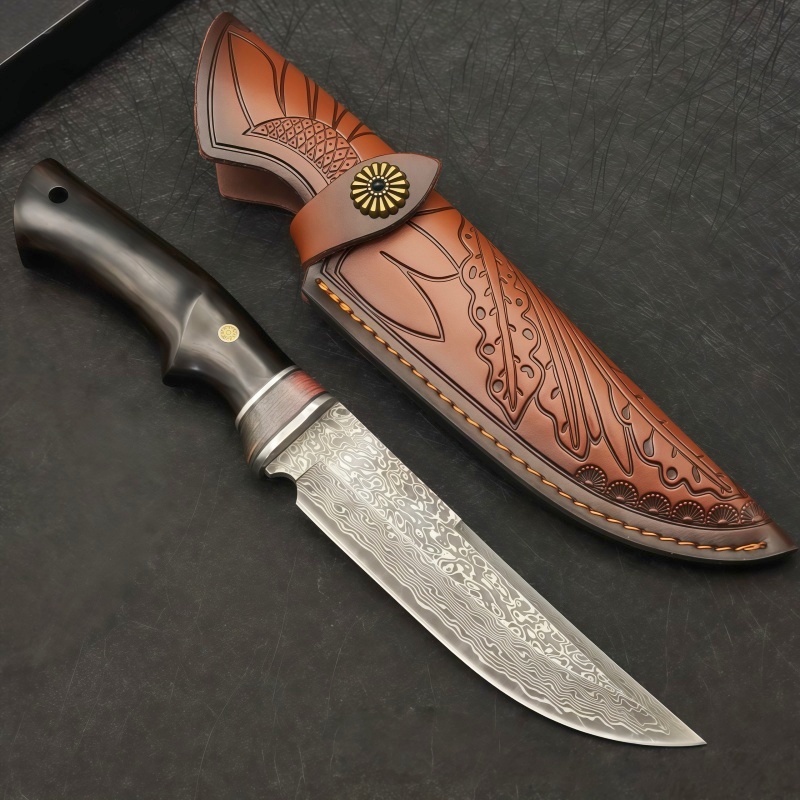 Damascus VG10 outdoor high har - огляд і ціна Survival Knife Full Tang