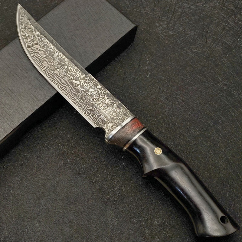 Damascus VG10 outdoor high har - огляд і ціна Survival Knife Full Tang