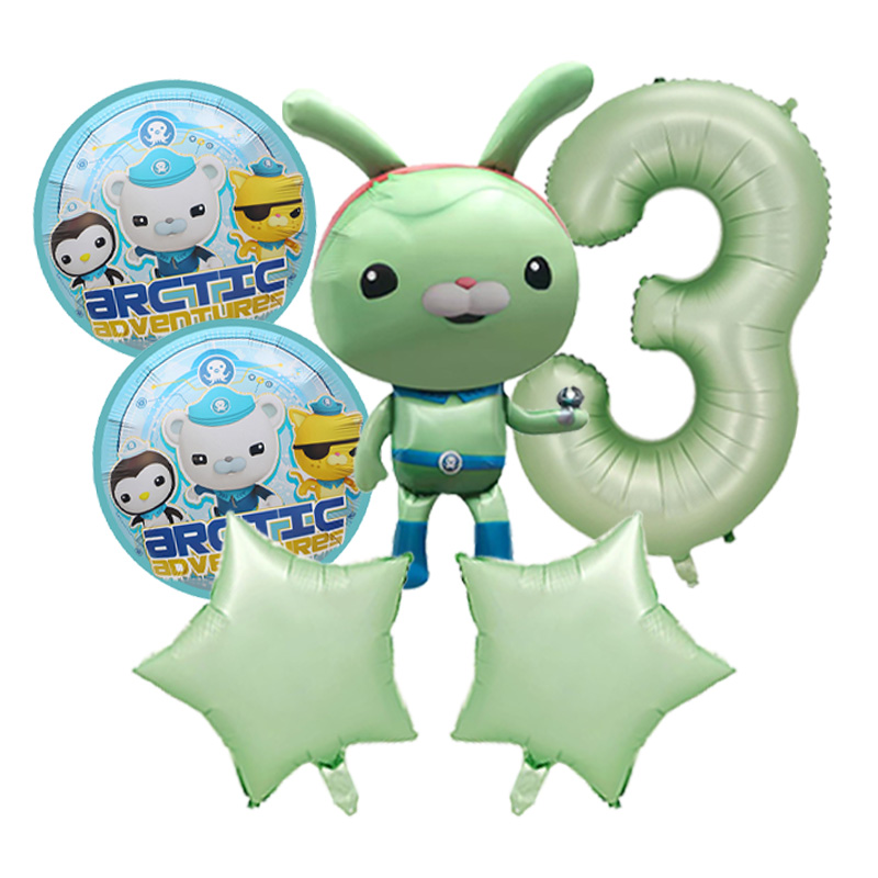 Octonauts Foil Balloons Set Se - огляд і ціна Outdoor Adventure Kids Party