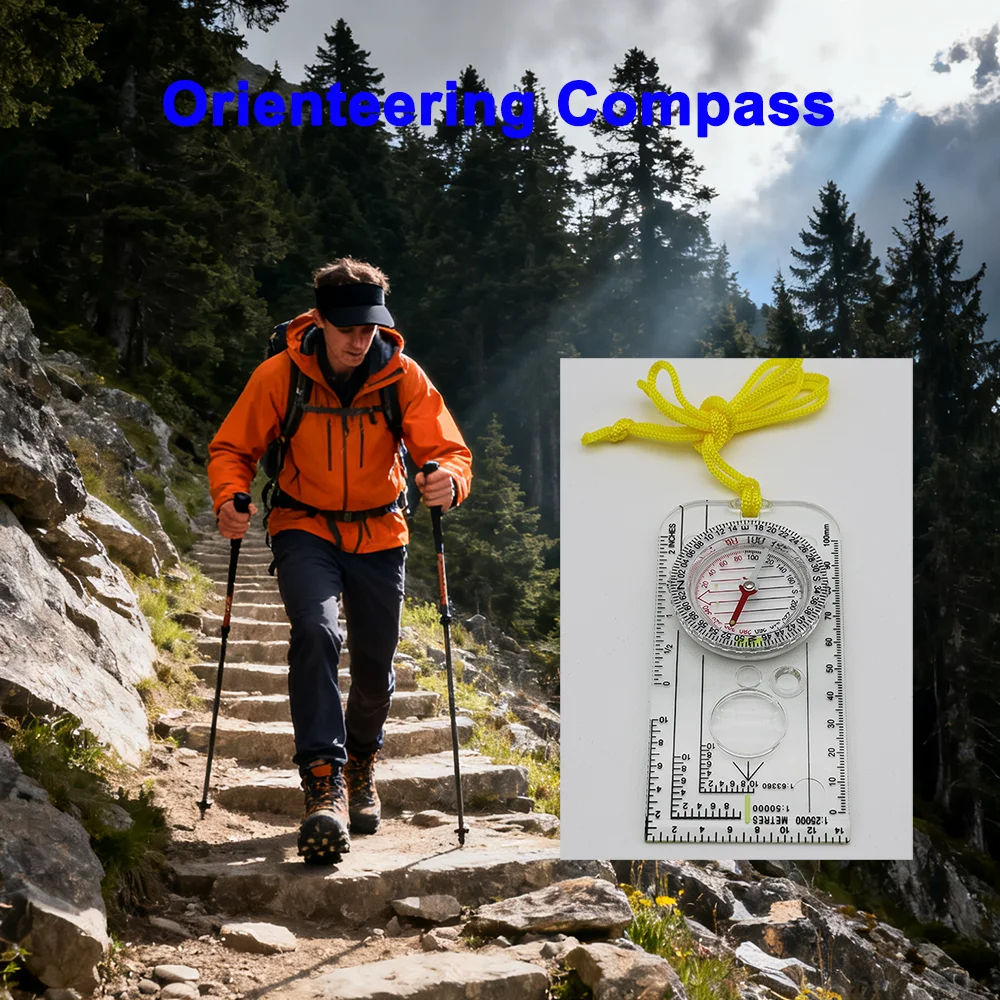 Portable Nautical Map Ruler Co - огляд і ціна Map Compass Orienteering