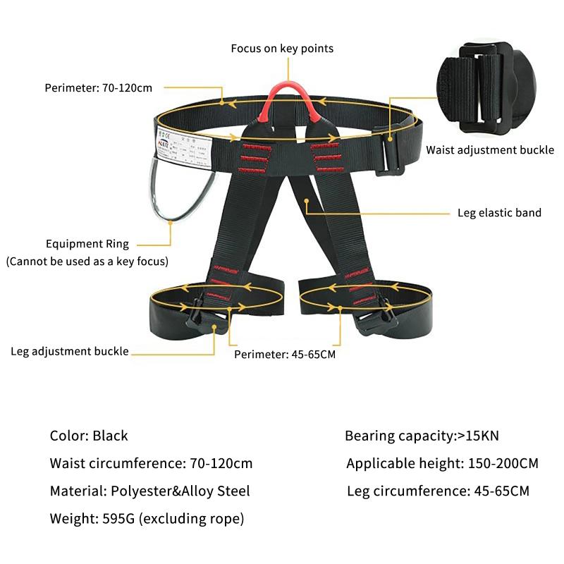Climbing Harness Half Body Ant - огляд і ціна Harness Climbing Adjustable