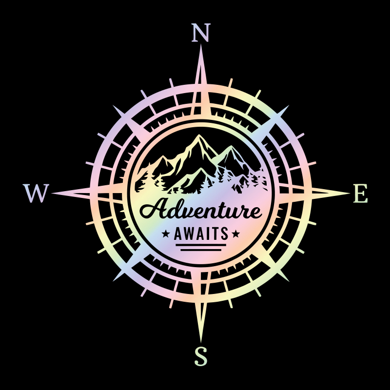 Adventure Awaits Compass Car S - огляд і ціна Outdoor Adventure Words