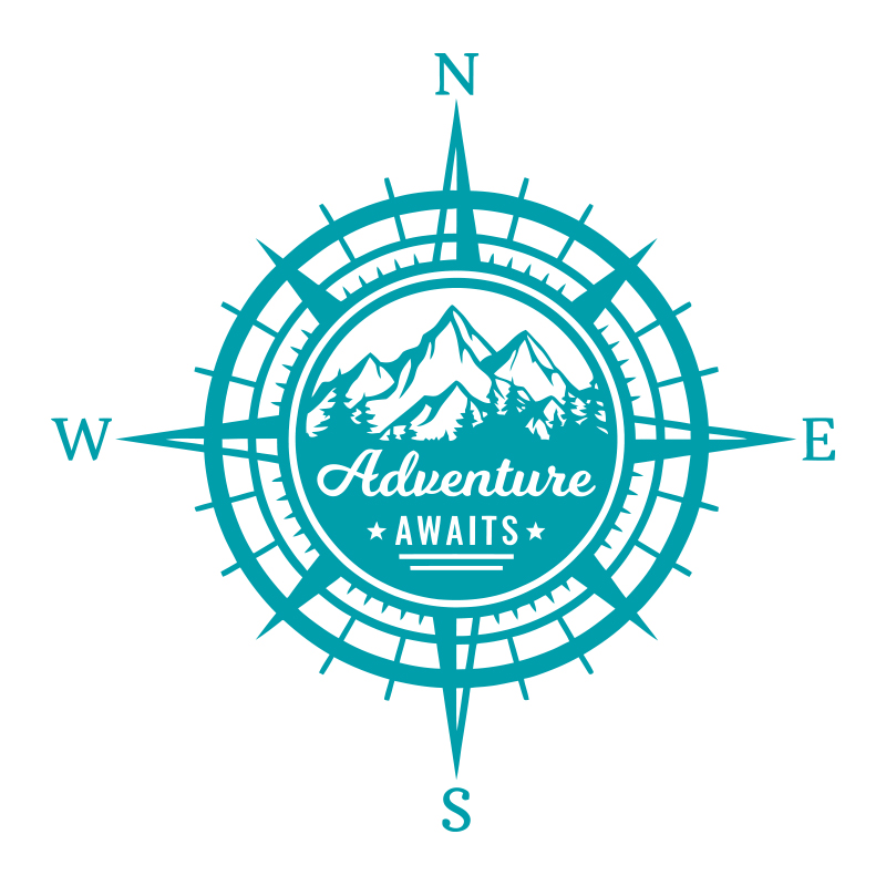 Adventure Awaits Compass Car S - огляд і ціна Outdoor Adventure Words