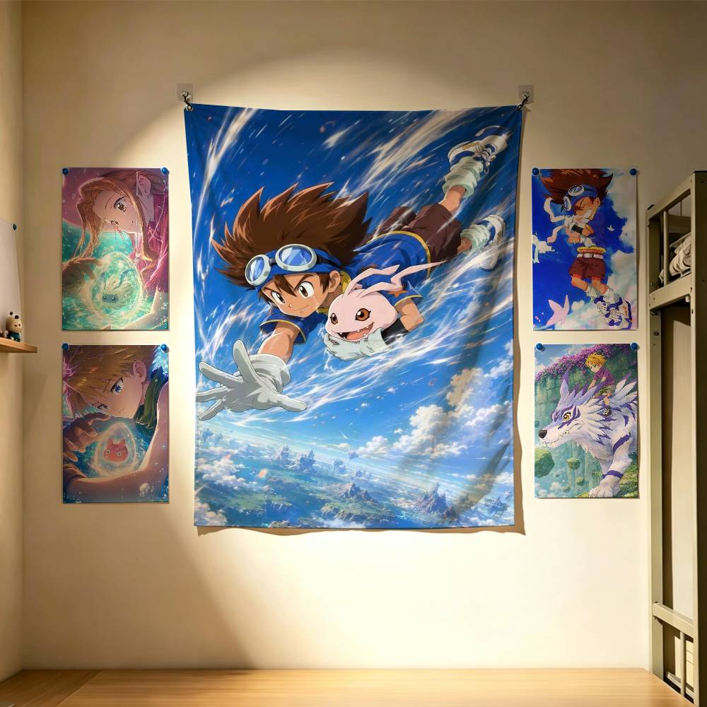 Cute Digimon Adventure  Flags  - огляд і ціна Outdoor Adventure Background