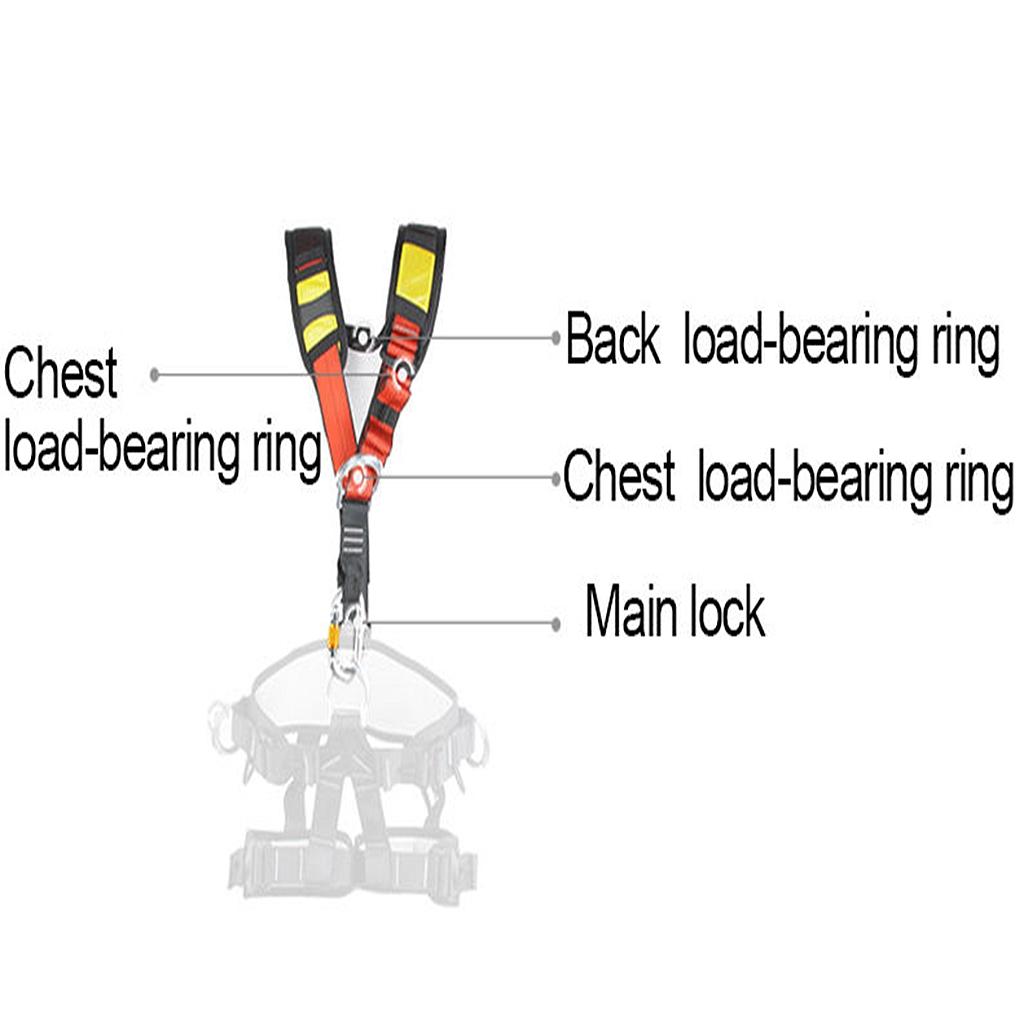 Black Polyester Harness Should - огляд і ціна Harness Climbing Adjustable